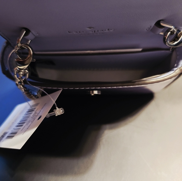 Kenzie Card Case Crossbody Shimmer Purple - Picture 4 of 5